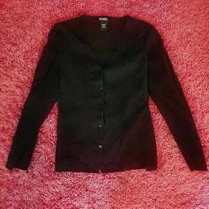 Womens Black Cardigan XL